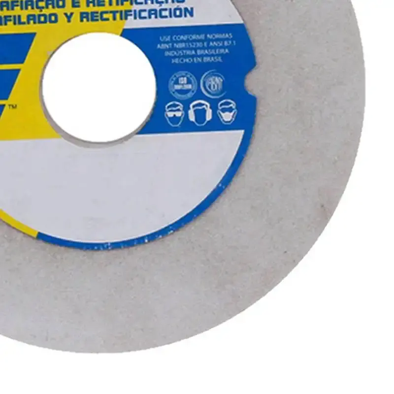 Rebolo Branco 8 x 1 x 1.1/4 POL A46 NORTON — fotografia 3