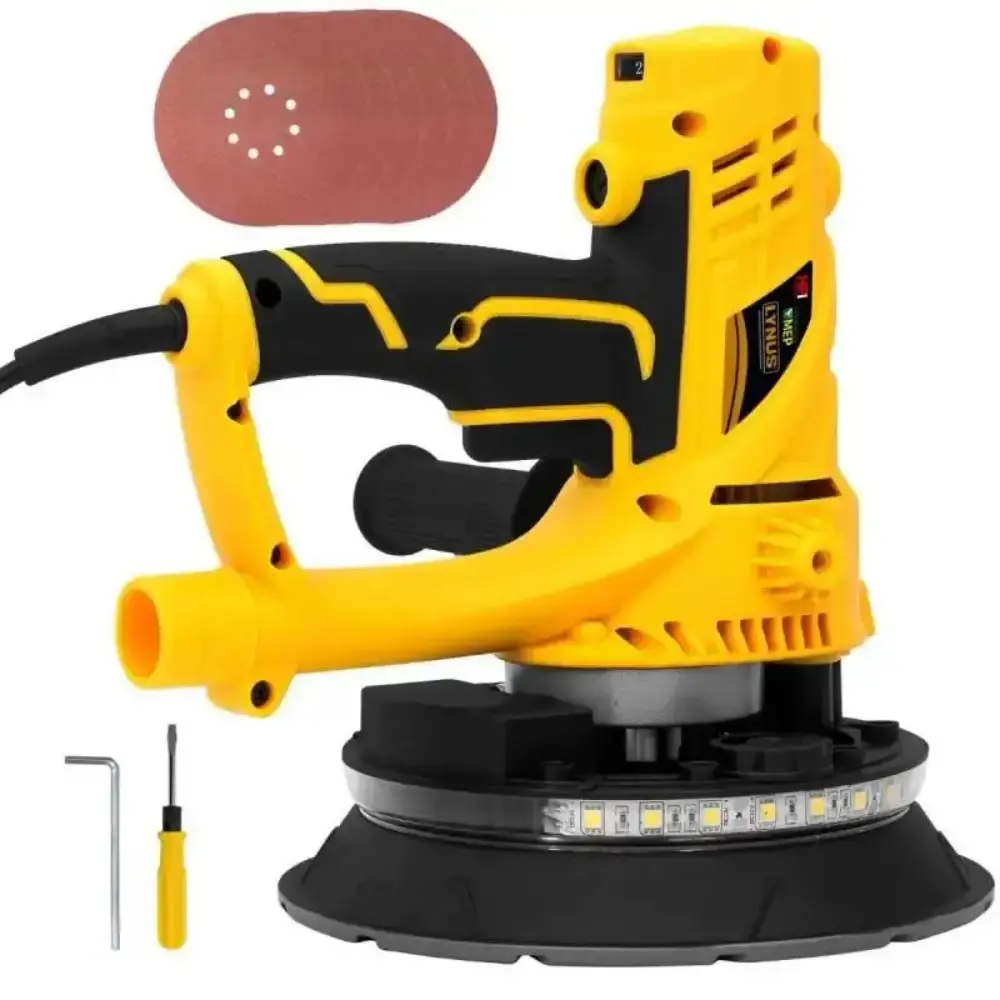 Lixadeira para parede 850W com lanterna LPL-850L Lynus 110 V — fotografia 3