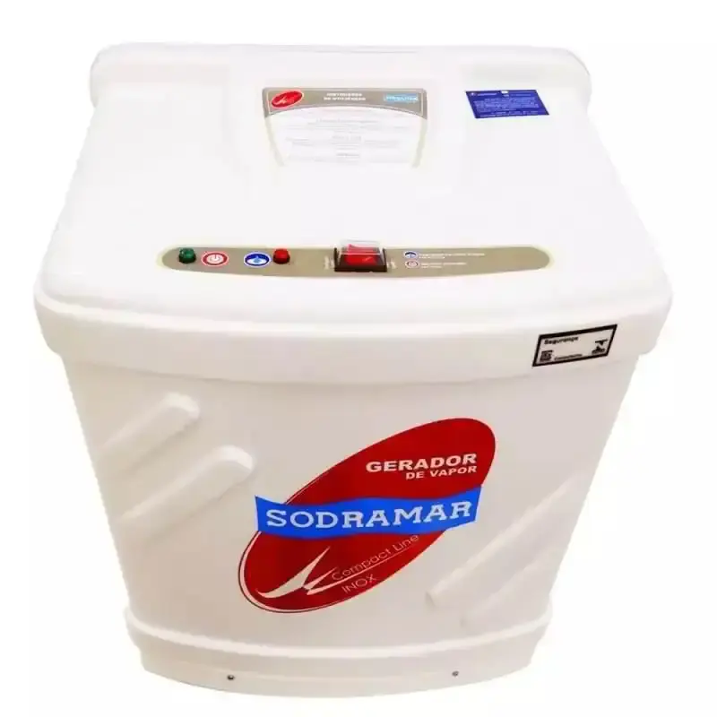 Gerador de Vapor Inox para Sauna 12.0Kw 220V Trifásico c/ Quadro Analógico SODRAMAR — fotografia 2