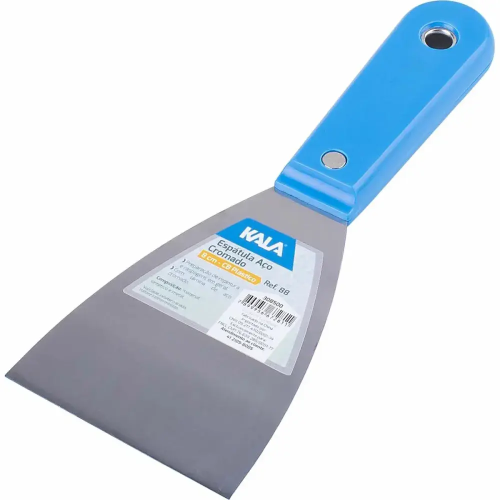 Espatula aco cromado 8 cb plastico 88 Kala — fotografia de referência