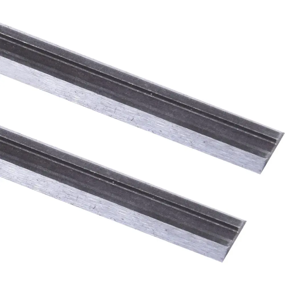 Lâmina para plaina elétrica 82X5,5X1,10MM hcs Worker — fotografia 5