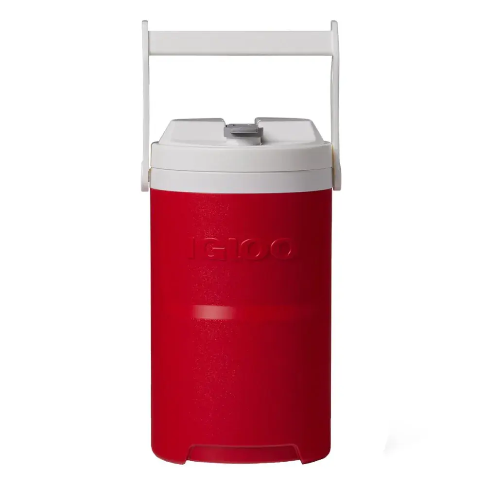 Garrafa térmica laguna 3,8L vermelha com ganchos Igloo — fotografia 3