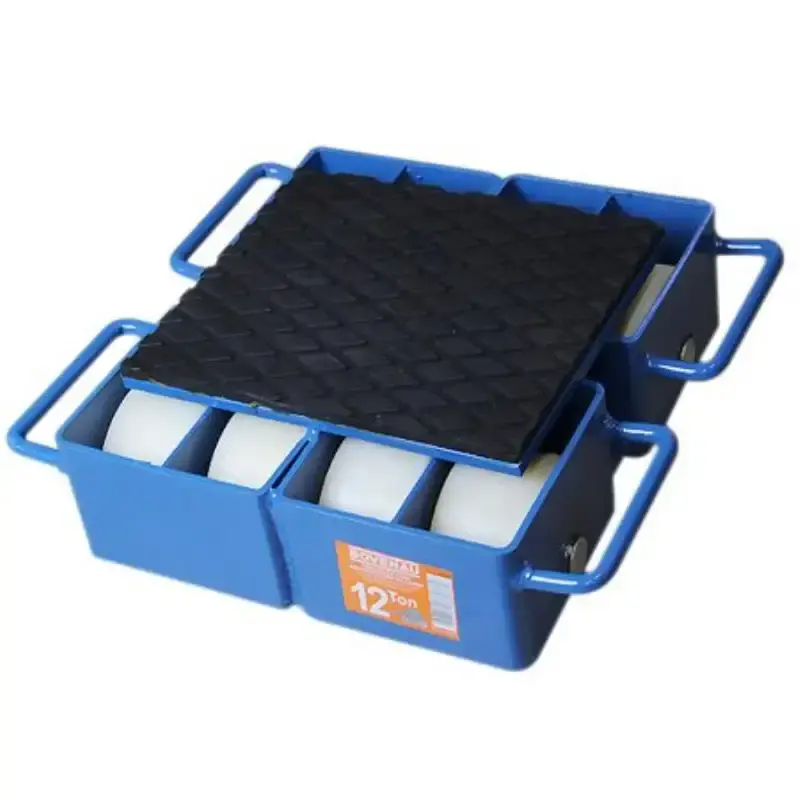 Tartaruga para movimentação de carga traseira roda nylon 12 TON TN12000 Bovenau
