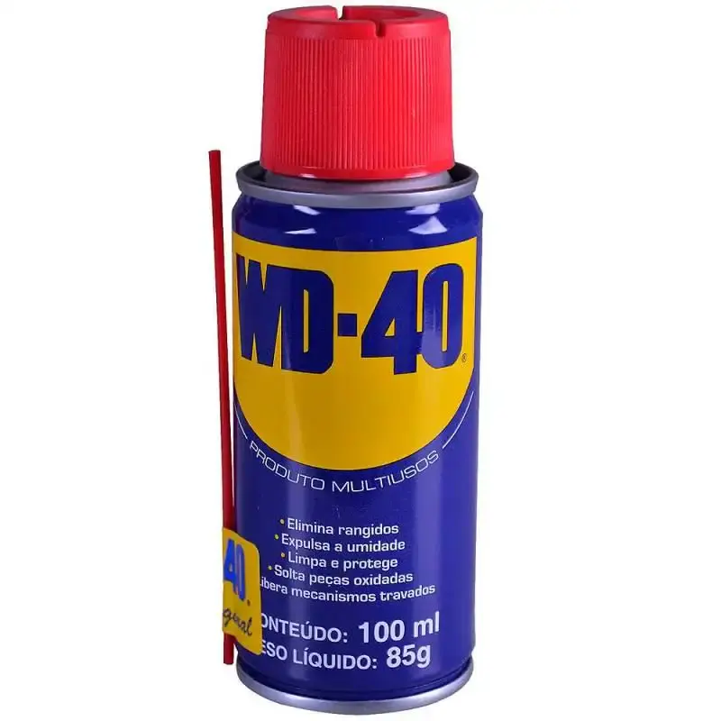 Lubrificante e desengripante aerosol 100 ML spray Wd-40 — fotografia de referência