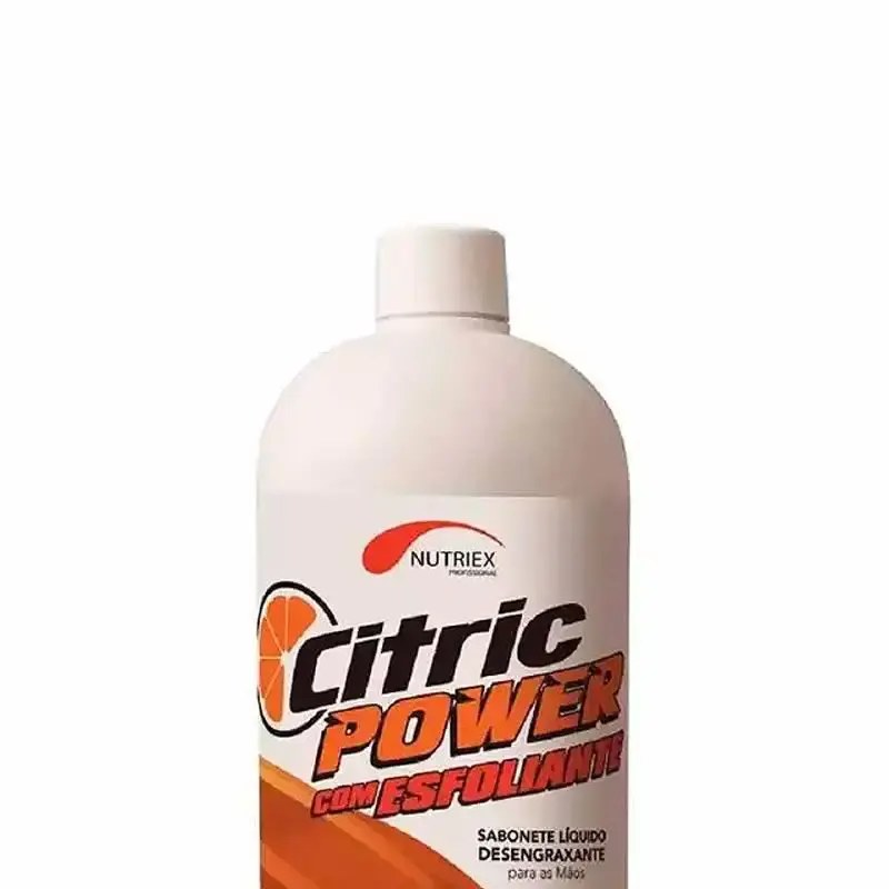 Sabonete líquido desengraxante citric power esfoliante 1 litro Nutriex — fotografia 2