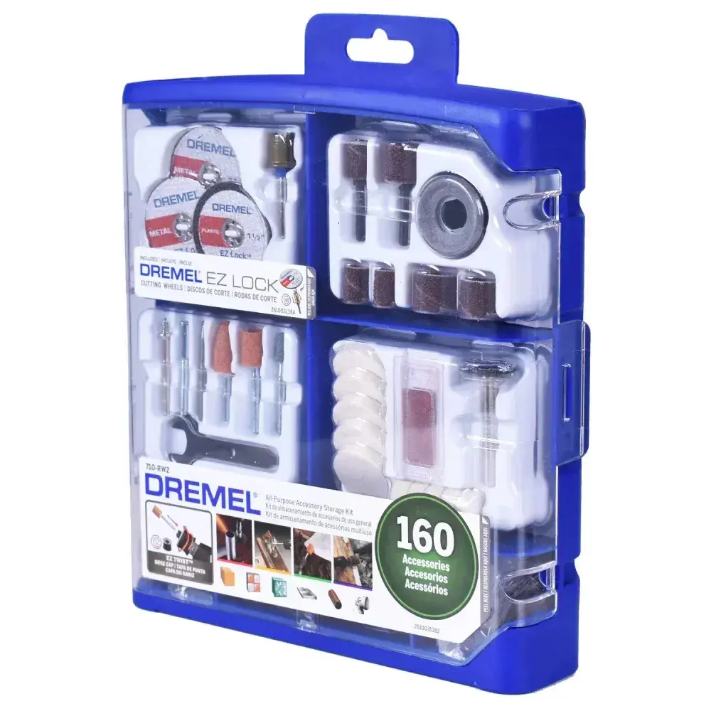 Kit para mini retifica para uso geral 710 Dremel - 160 peç — fotografia 9
