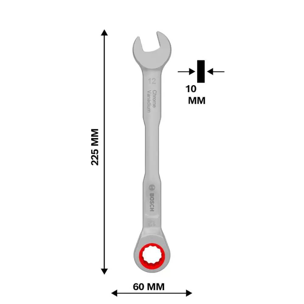 Chave catraca combinada 13MM bosch Bosch Ferramentas Manuais — fotografia 4