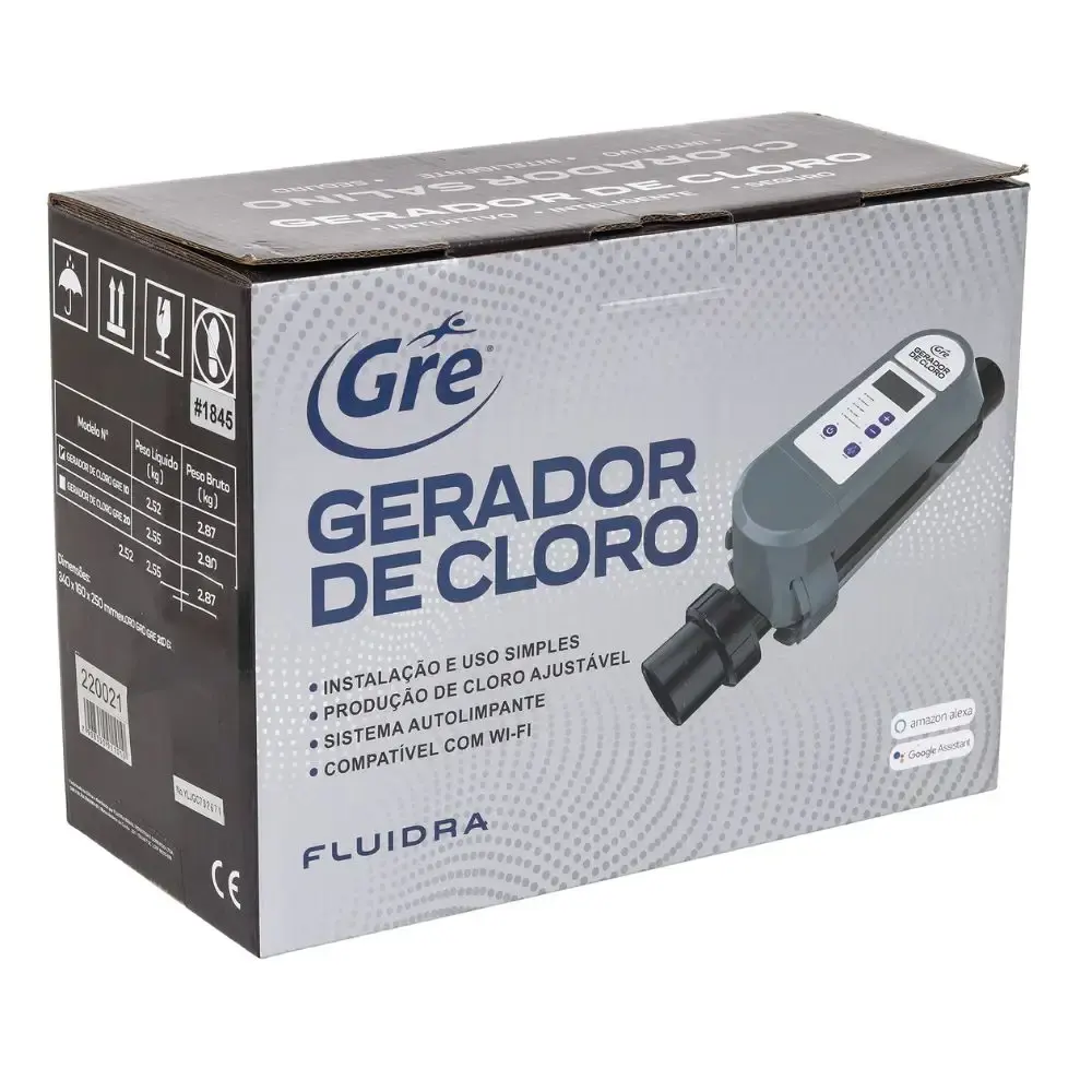 Gerador de Cloro para Piscinas até 28.000 Litros GRE 7 FLUIDRA — fotografia 6