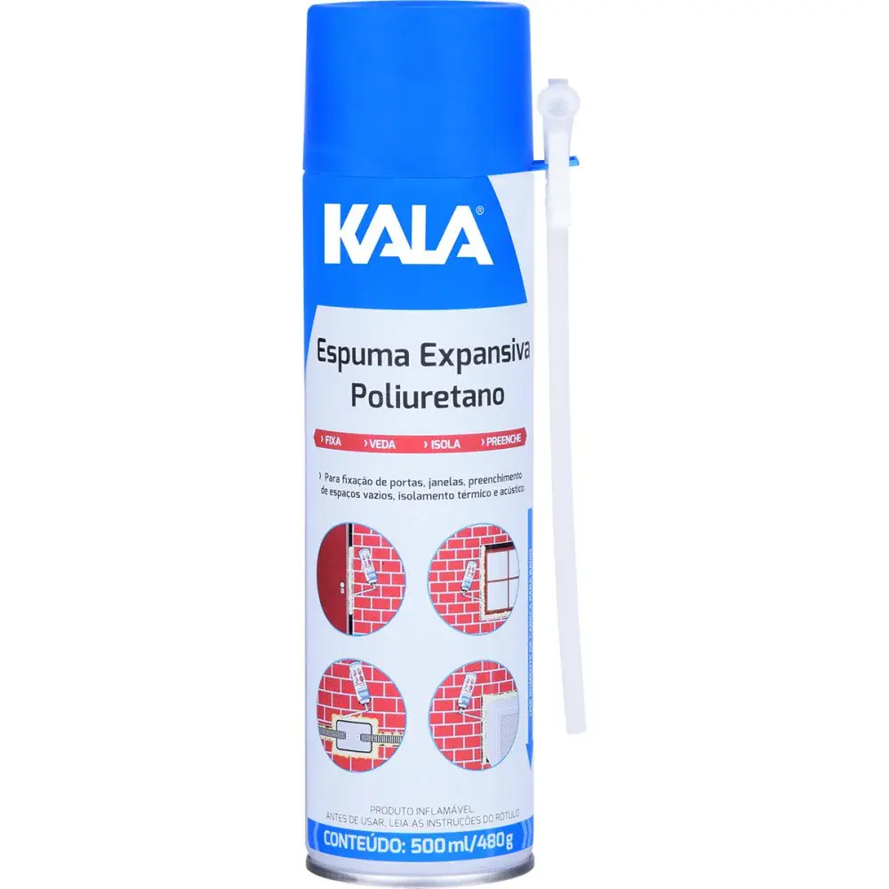 Espuma expansiva em poliuretano 480G 500ML Kala — fotografia de referência