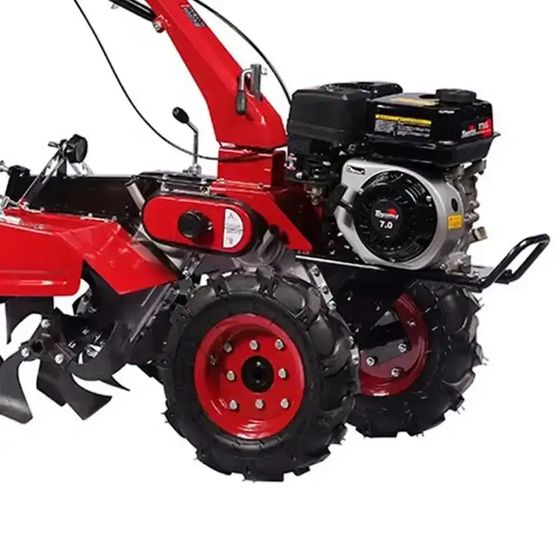 Motocultivador gasolina 7,0 HP 4T 212 CC para aviários rodas e enxadas TT65A 18-1004 Toyama — fotografia 3