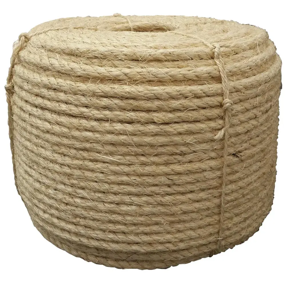 Corda torcida sisal 16MM rolo 220 metros Collins — fotografia de referência