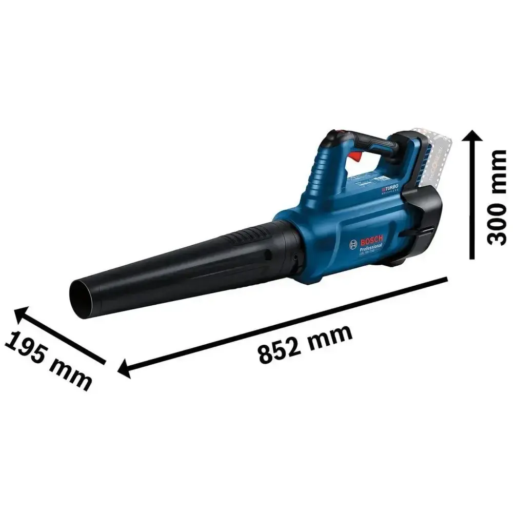 Soprador de ar GBL 18V-750 brushless biturbo sem bateria Bosch — fotografia 5