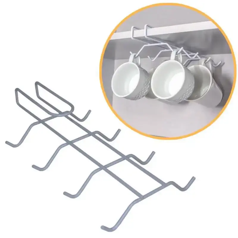 Suporte porta xícaras organizador suspenso viena branco 990001 BEL BEL FIX — fotografia de referência