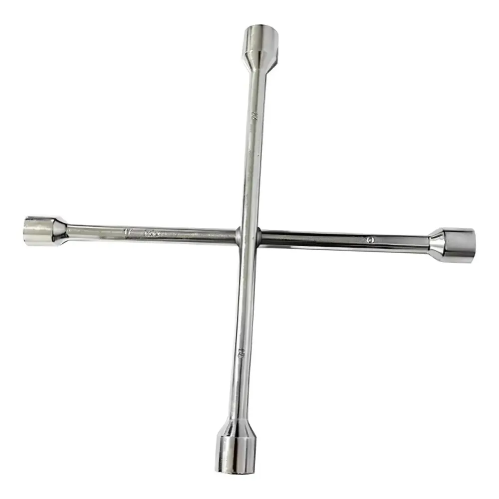 Chave de roda cruz 4 bocas 17X19X21X23MM ImportWay — fotografia 2
