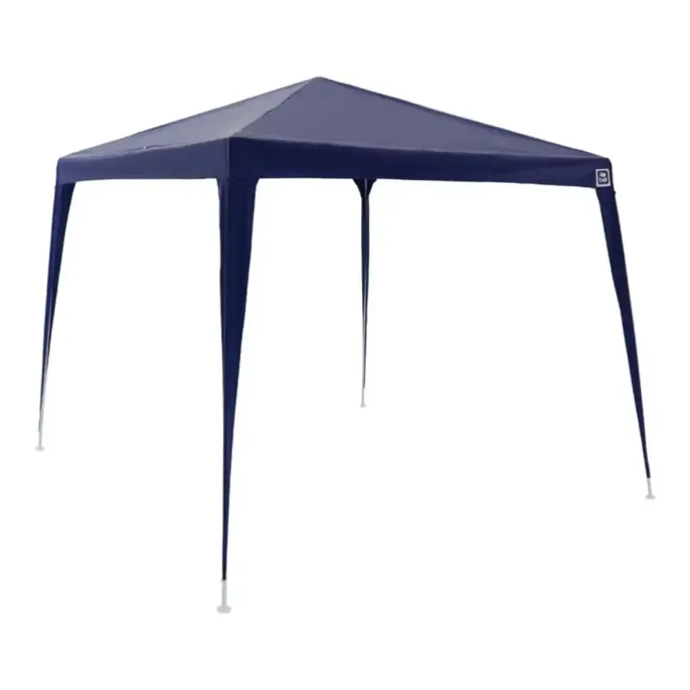 Tenda gazebo azul em polietileno 3 x 3 metros desmontável 301202 BEL — fotografia de referência