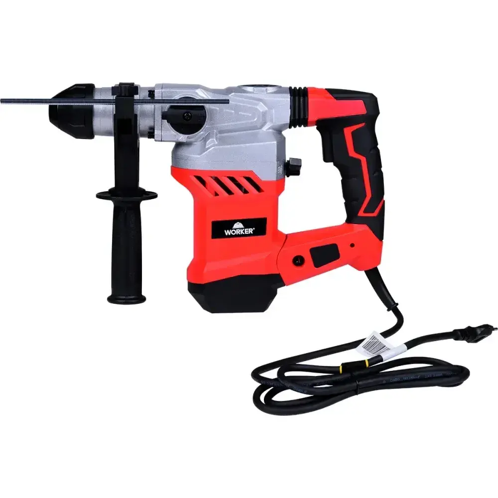 Martelete perfurador rompedor sds plus 1500W 220V Worker — fotografia 9