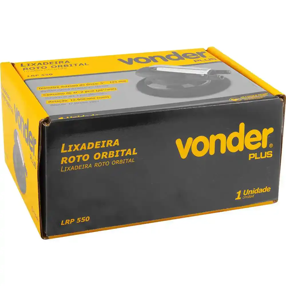 Lixadeira roto orbital pneumática LRP 550 Vonder — fotografia 2