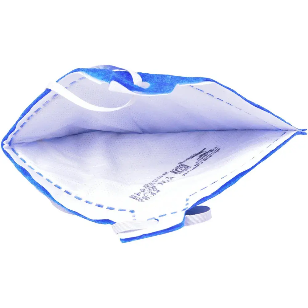 Máscara de proteção PFF2 azul sem válvula kala-plasticor — fotografia 4