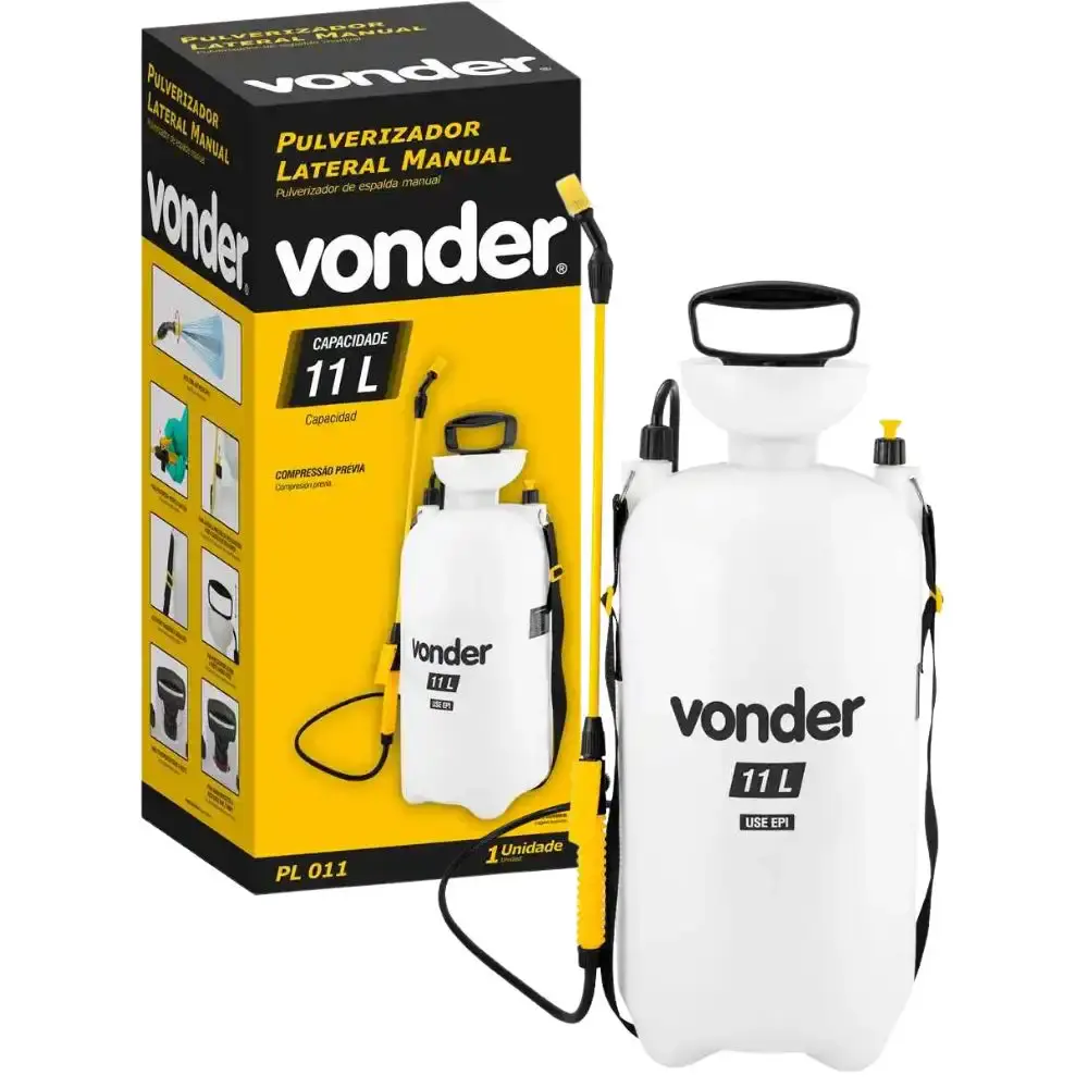 Pulverizador lateral com compressor 11 litros PL-011 Vonder — fotografia 4