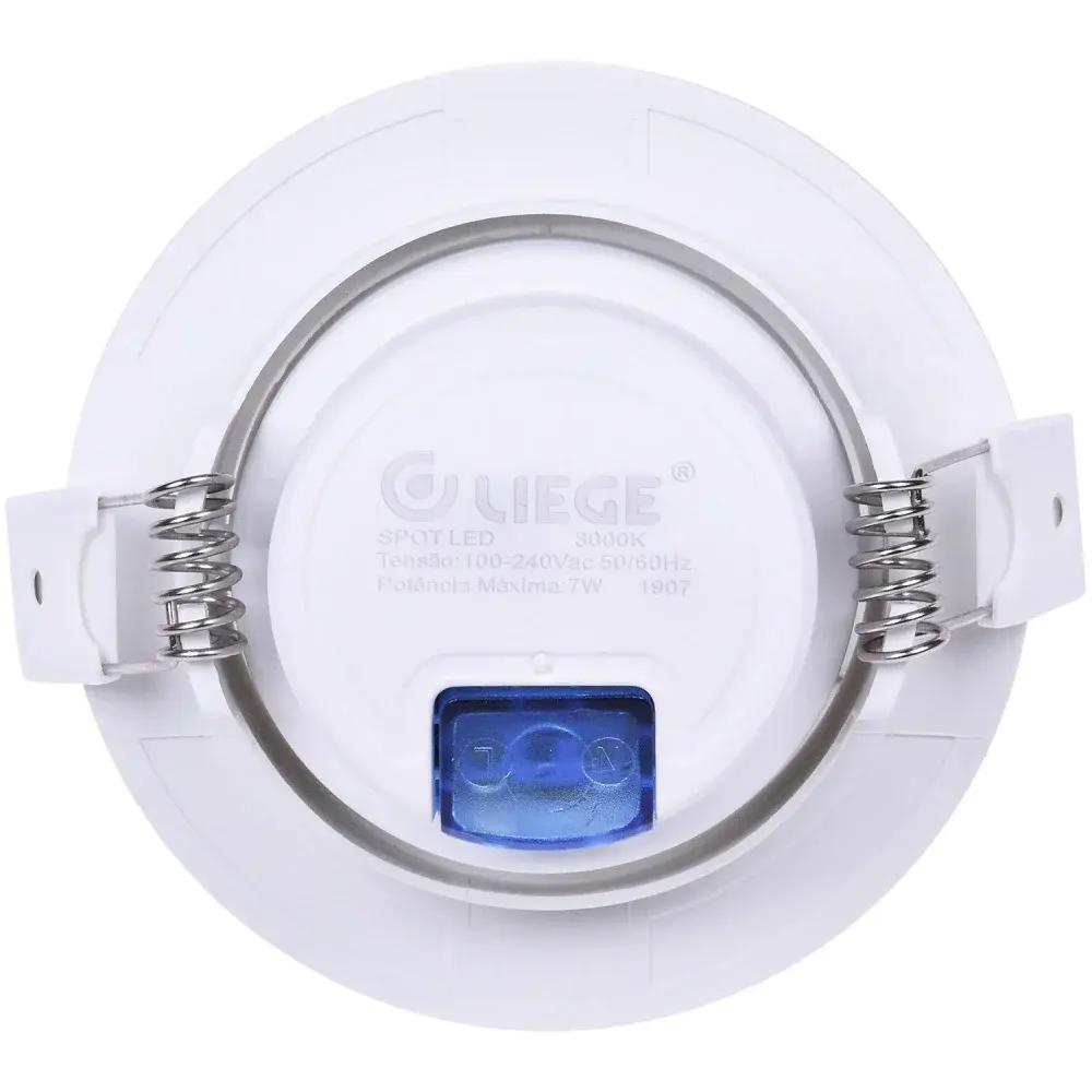 Spot led PAR20 embutir redonda 7W amarela Liege — fotografia 4