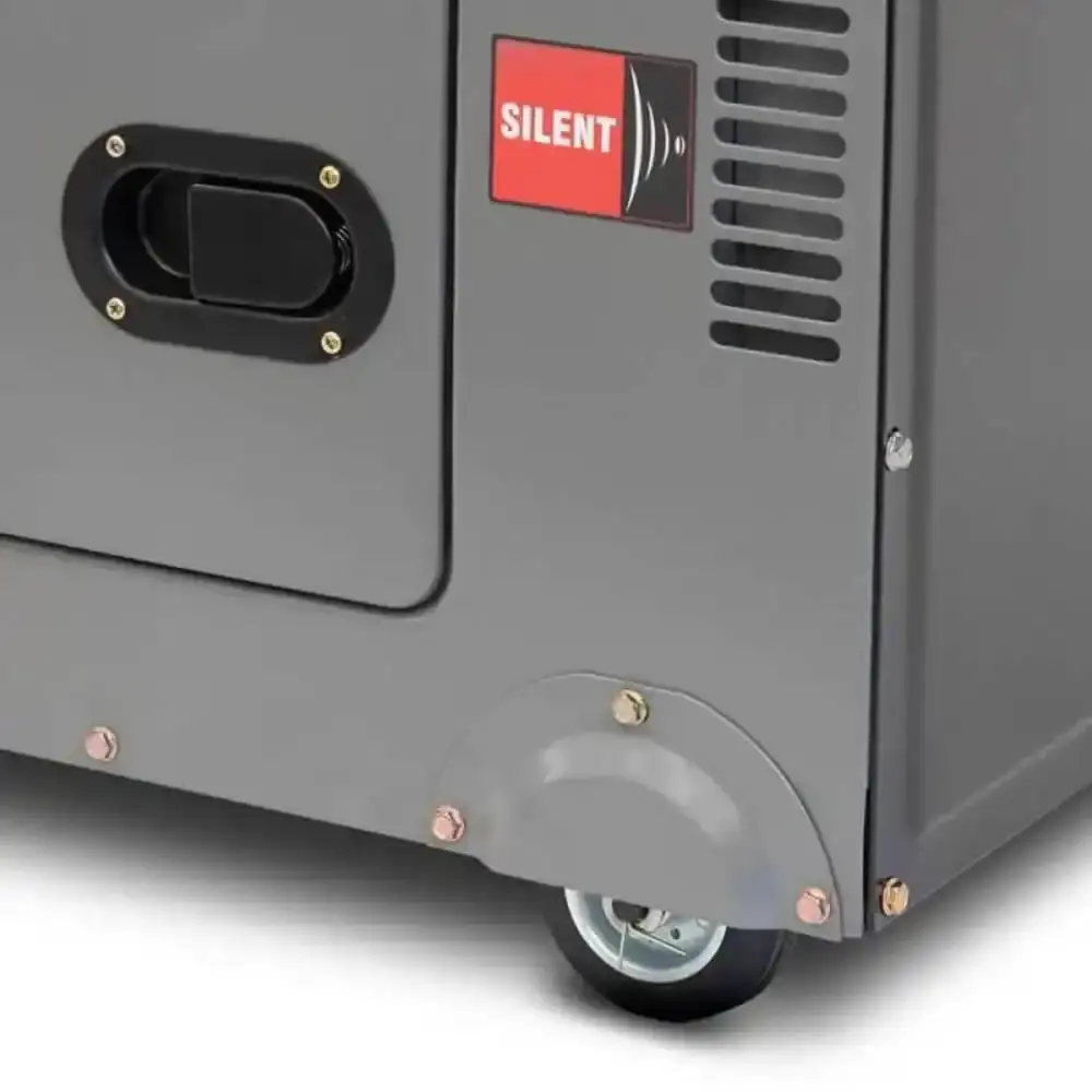 Gerador à diesel 6KVA silencioso bivolt partida elétrica TDG7000SEXP Toyama — fotografia 5