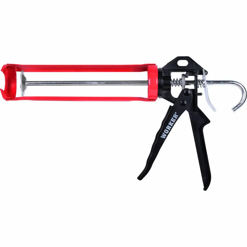 Pistola aplicadora de silicone metálica pro line 9 Worker — fotografia de referência