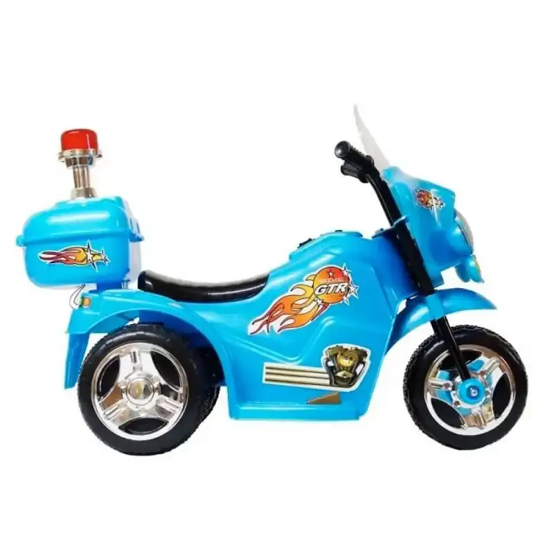 Moto elétrica infantil 6V azul BW006AZ ImportWay — fotografia 3