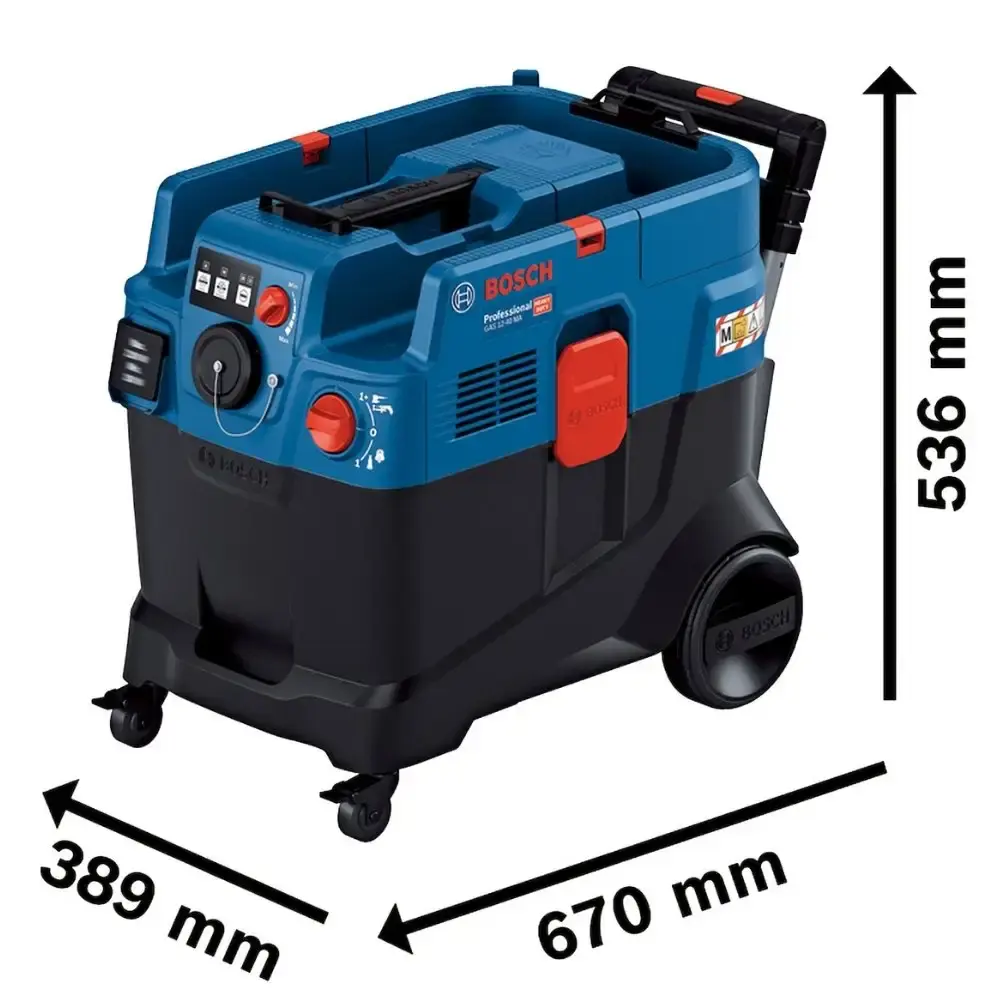 Aspirador de pó 40 litros 1200W GAS12-40 Bosch 220 V — fotografia 5