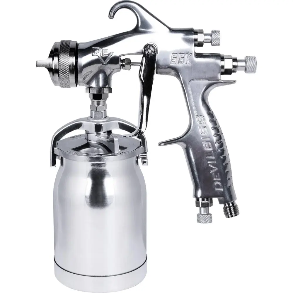Pistola de pintura com caneca SGK-600-SAA Devilbiss — fotografia de referência