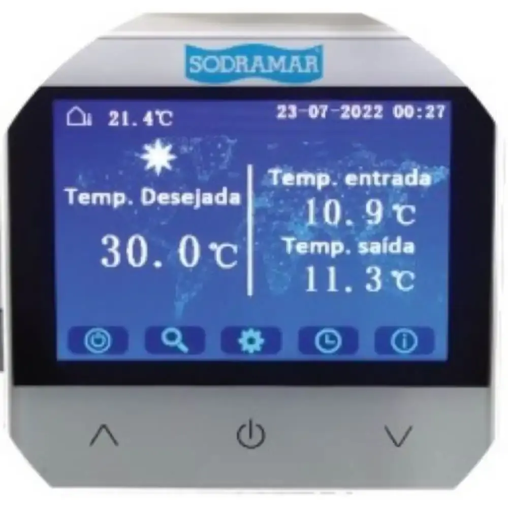 Aquecedor Trocador de Calor para Piscinas até 39.000 Litros 39.000 BTH/h TH-40 220V SODRAMAR 220 V — fotografia 4