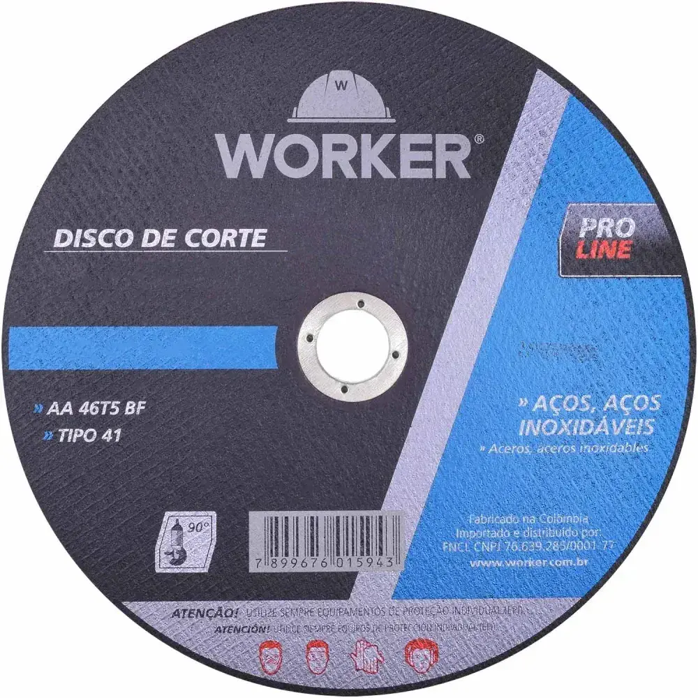 Disco corte 7,6/8 inox Worker — fotografia 6