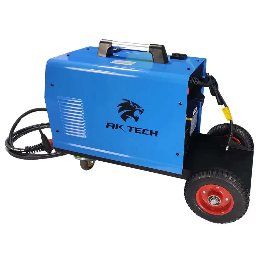 Máquina de solda MIG TIG eletrodo multiprocessos 170A ak-mig/mma/lift TIG 170A AK teck USK 220 V — fotografia 6