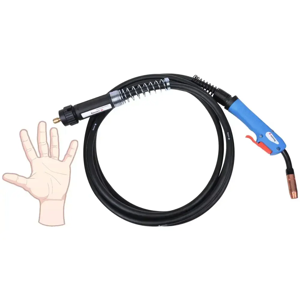 Tocha mig 180 ampéres 0,8 e 1,0MM plus 15 XW155 Oximig - 5 metros — fotografia 10