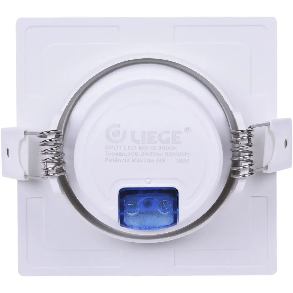 Spot led MR16 embutir quadrada 5W Liege — fotografia 4
