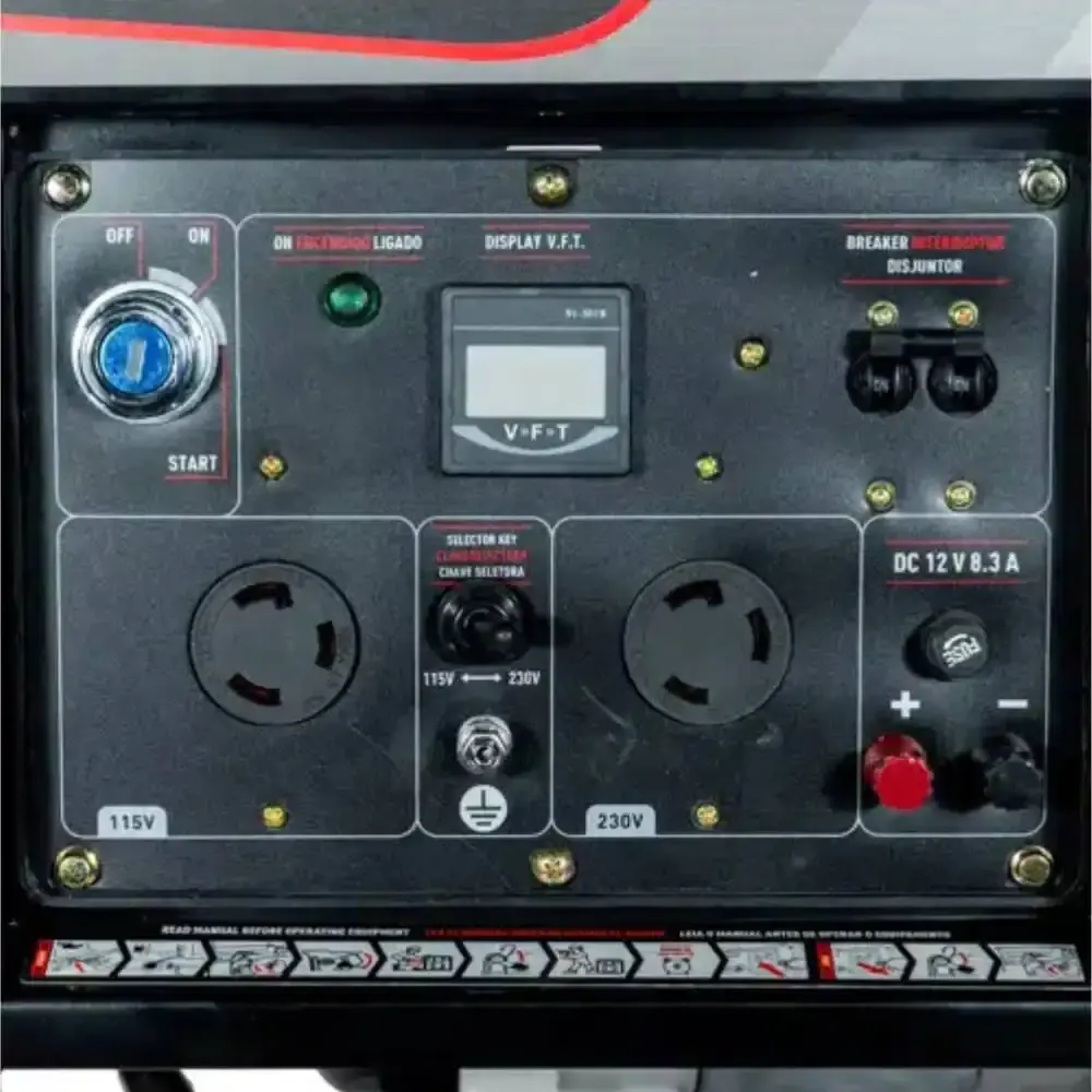 Gerador de energia à diesel 3,3 KVA partida elétrica TDG4000BXE Toyama Bivolt — fotografia 5