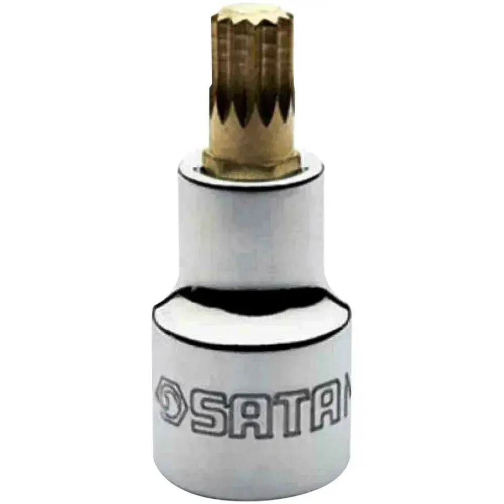 Soquete multidentado curto 10 mm encaixe 1/2 Sata ST24804SC — fotografia 4