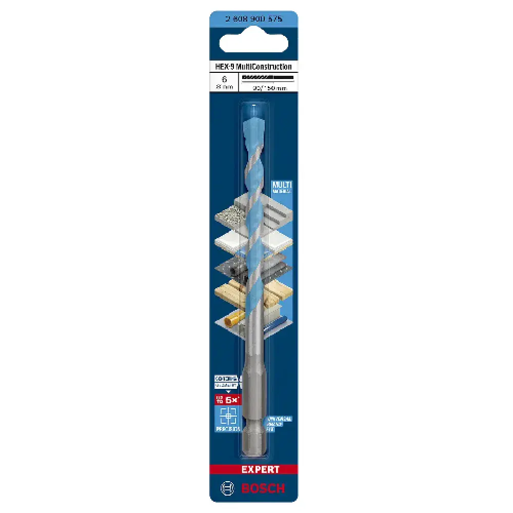 Broca HEX-9 6X90X150 multiconstruction Bosch — fotografia 3