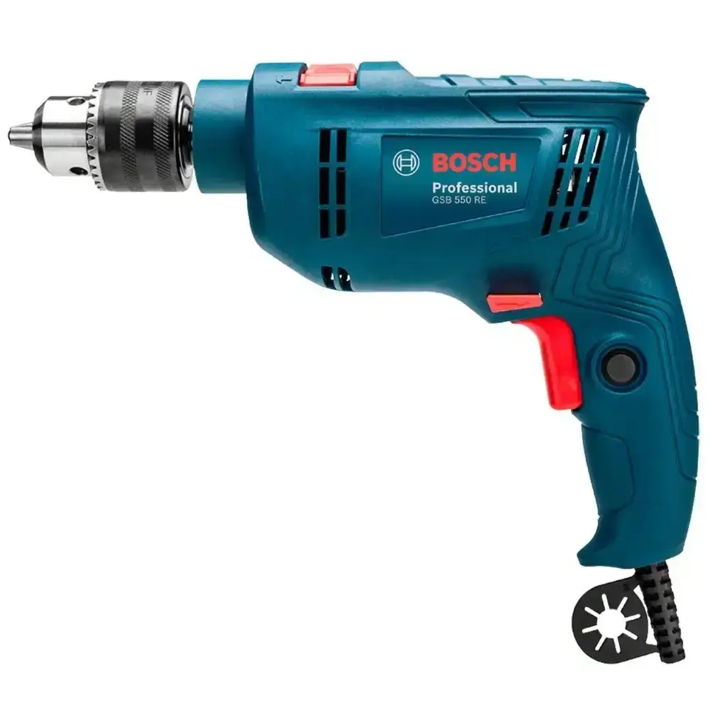 Furadeira de impacto 550W 1/2POL com kit de pontas 33 peças Bosch 220 V — fotografia 2