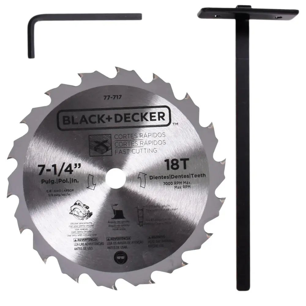 Serra circular 7.1/4” 1400W com 220V da blackdecker Black & Decker — fotografia 5