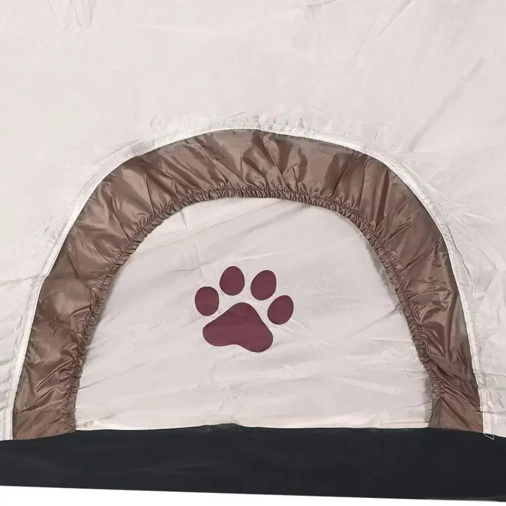 Barraca para Gazebo Dobrável 3 x 3 Metros Bege e Marrom BEL — fotografia 4