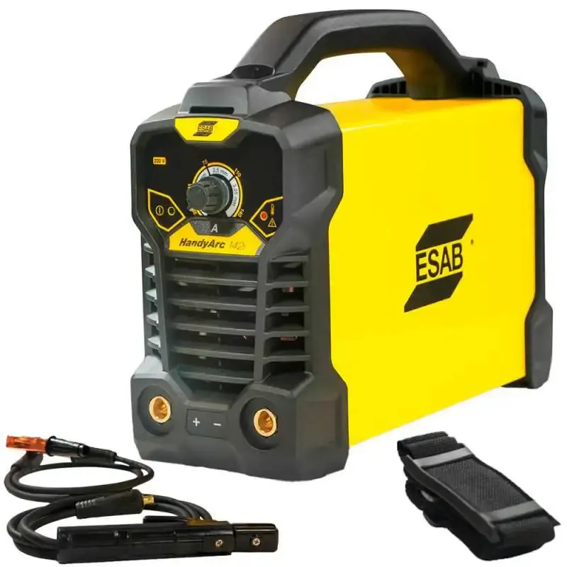 Máquina de solda inversora handy ARC 142I 220V Esab 220 V — fotografia de referência