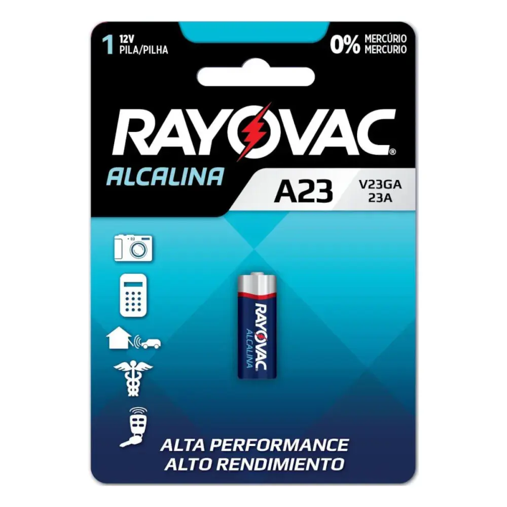 Pilha alcalina A23 Rayovac