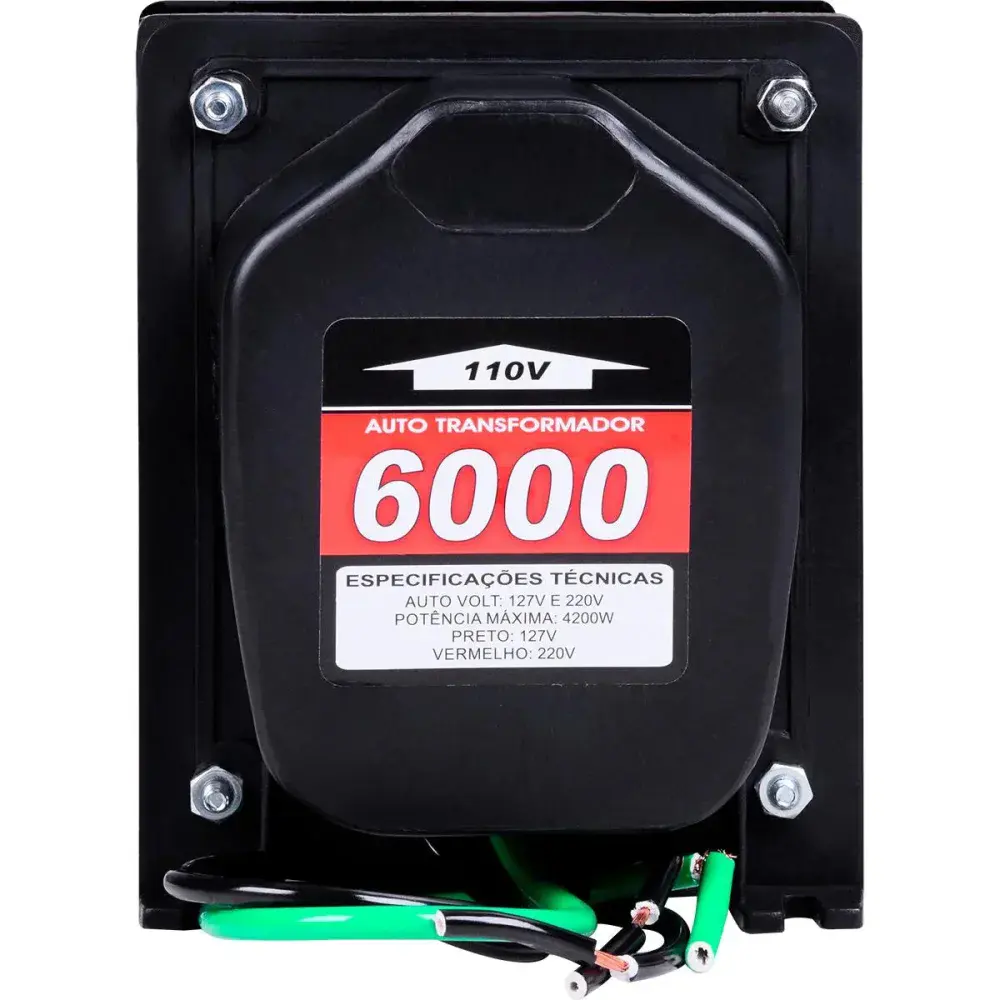 Autotransformador tripolar 6.000VA 4600W bivolt Kitec — fotografia 8