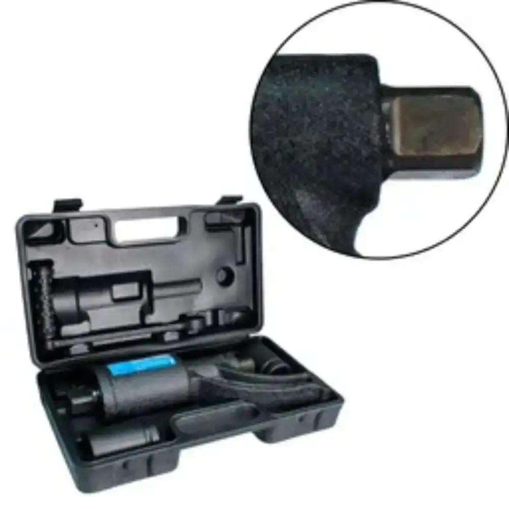 Desforcímetro de torque 580KGF maleta e soquetes 32-33MM Bremen — fotografia 3