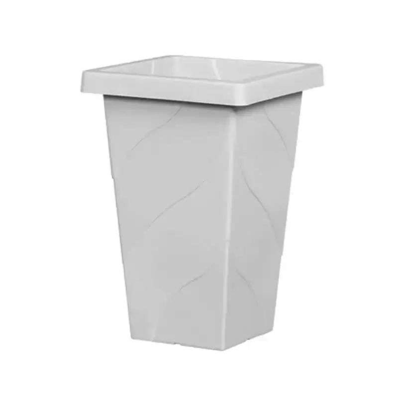 Vaso grande coluna quadrado marmorizado 28 litros 115 Plasnew