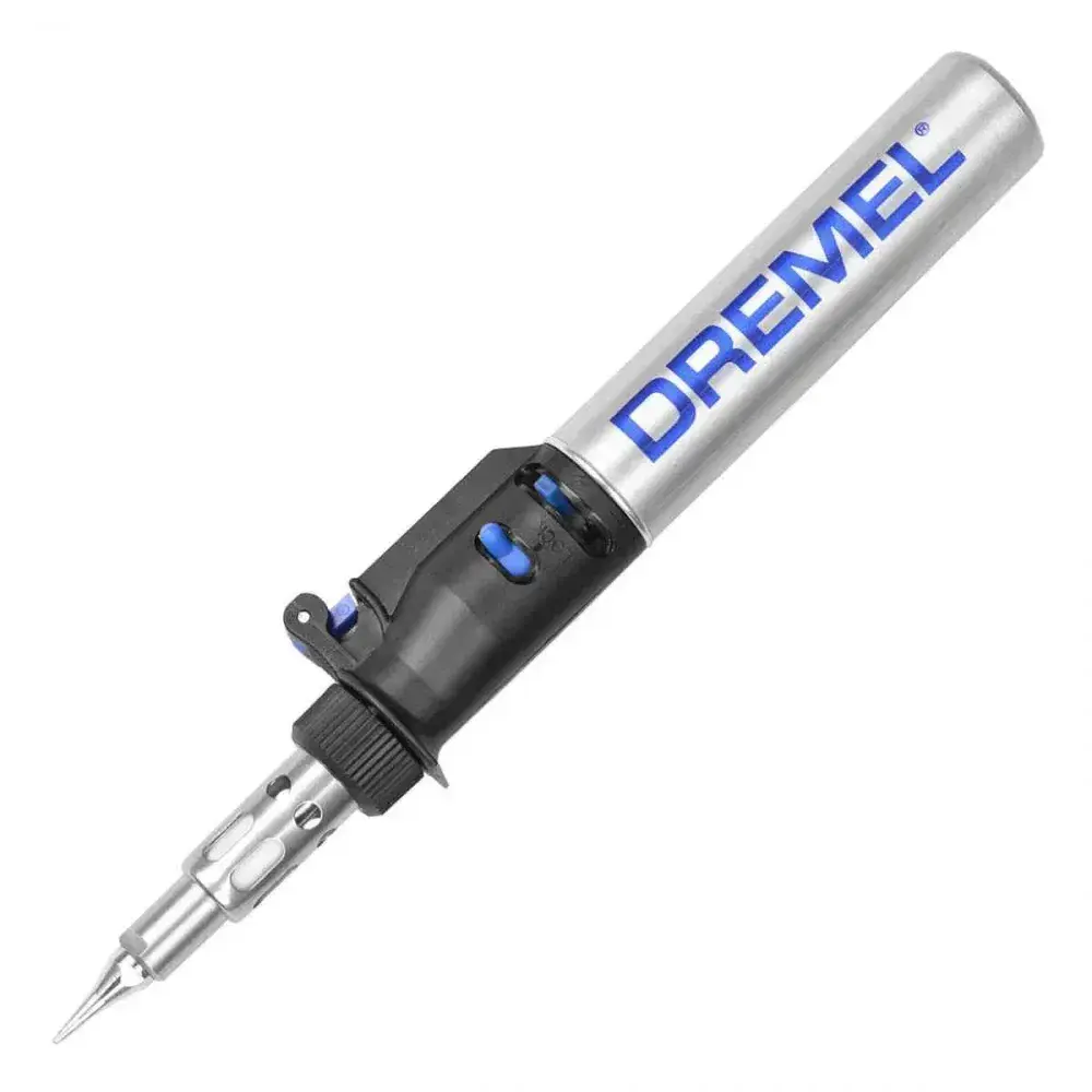 Mini maçarico versatip a gás com 12 acessórios Dremel — fotografia 5