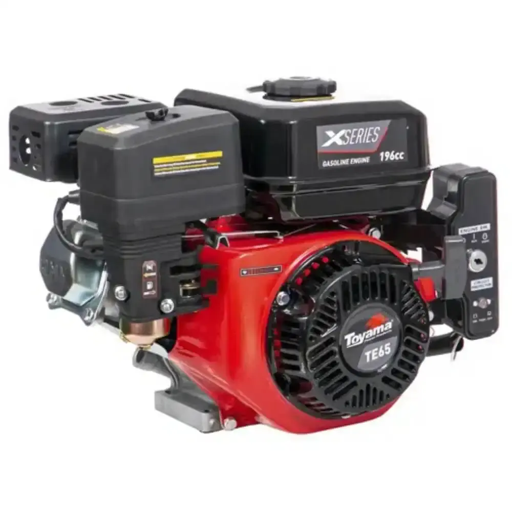 Motor gasolina 6.5HP 4 tempos com partida eletrica TE65EKX 004-201 Toyama — fotografia de referência