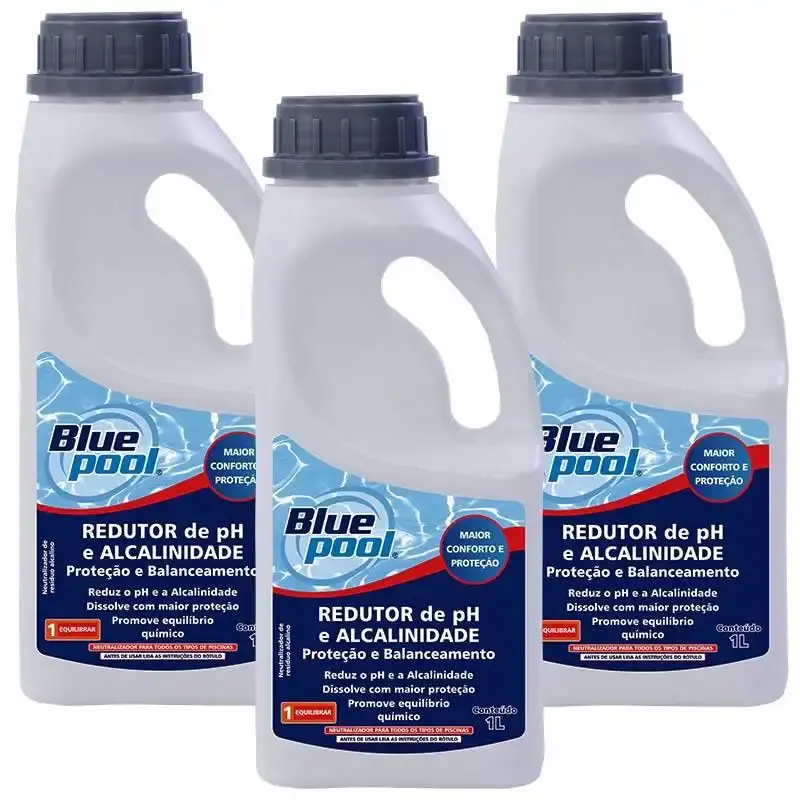 Redutor de PH e Alcalinidade Total para Piscinas Kit com 3 Litros 251520B Bluepool by FLUIDRA — fotografia de referência