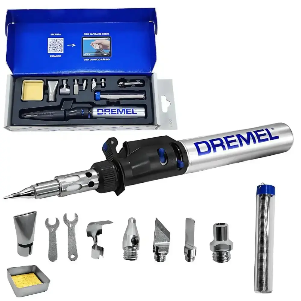 Soldador a gás butano versatip 1200°C F0132000LA Dremel — fotografia de referência