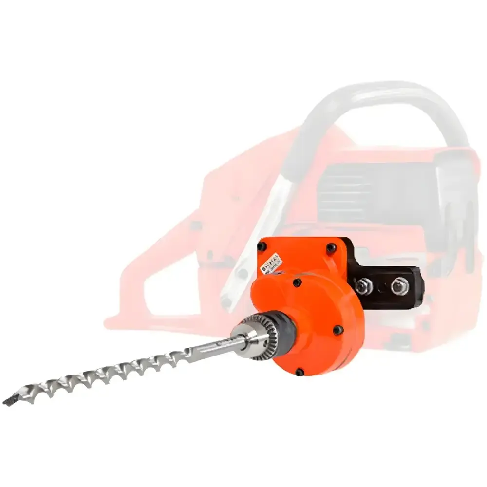 Furadeira para motosserra 2.500 RPM redução 5/1 compatível 46-53-58 tekna Vulcan — fotografia de referência